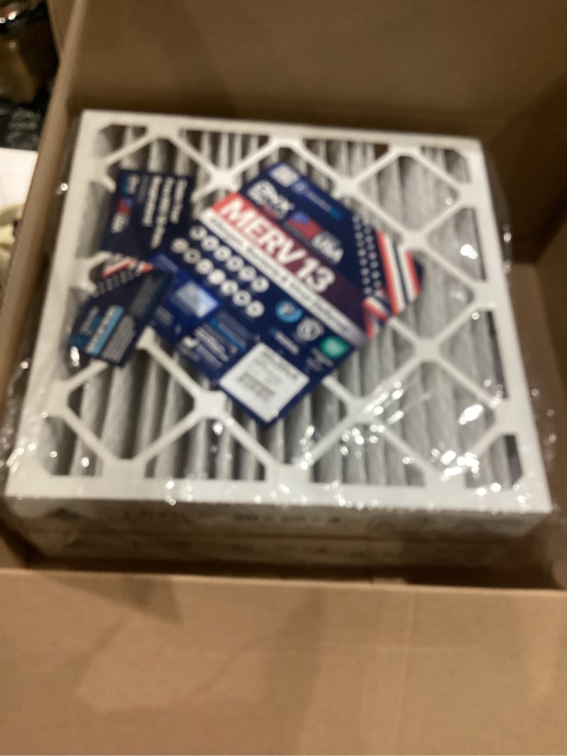 Condition photo showing Good Condition for BNX TruFilter 20x20x4 (19.5’’ x 19.5’’ x 3.63‘’ Slim Fit) MERV 13 Air Filter (2-Pack) - MADE IN USA - Air Conditioner HVAC AC Furnace Filters Health, Allergies, Mold, Bacteria, Smoke, MPR 1900 FPR 10 MERV 13 20x20x4 2-Pack (Slim Fit)