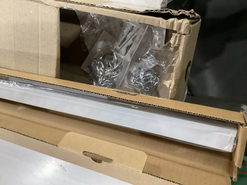 Condition photo showing Good Condition for curtain tracks ceiling wall mounted heavy-duty curtains rails room divider curtain track for living room bedroom room shower divider white 3 ft to 6 ft