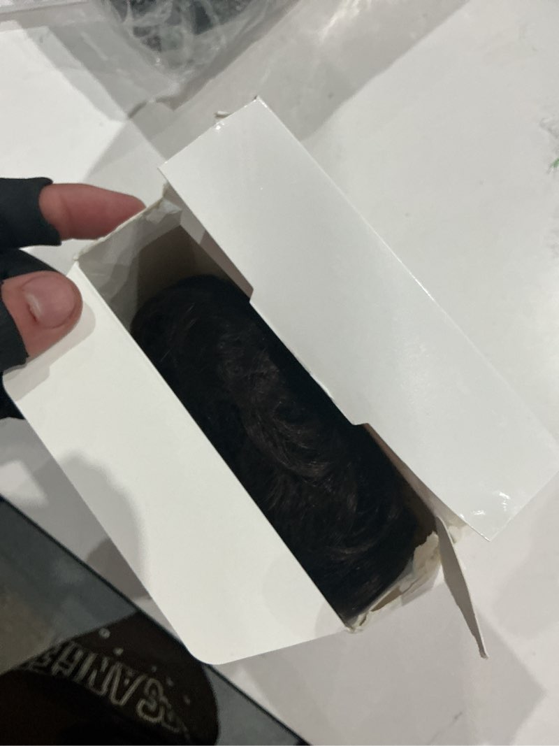 Condition photo showing As Is for short pixie cut wig black hair synthetic short hair wigs for women wavy hairstyles for woman african women wigs short haircut (brown)
