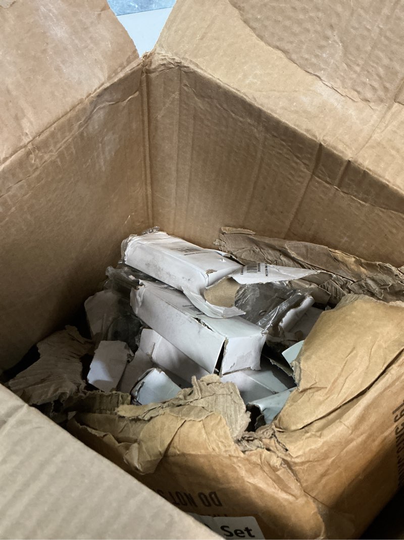 Condition photo showing Good Condition for probrico interior door hinges brushed nickel, 3.5 x 3.5 inch door hinges rounded 5/8" radius corners, nickel hinges for door hardware, 48 pack 48 brushed nickel