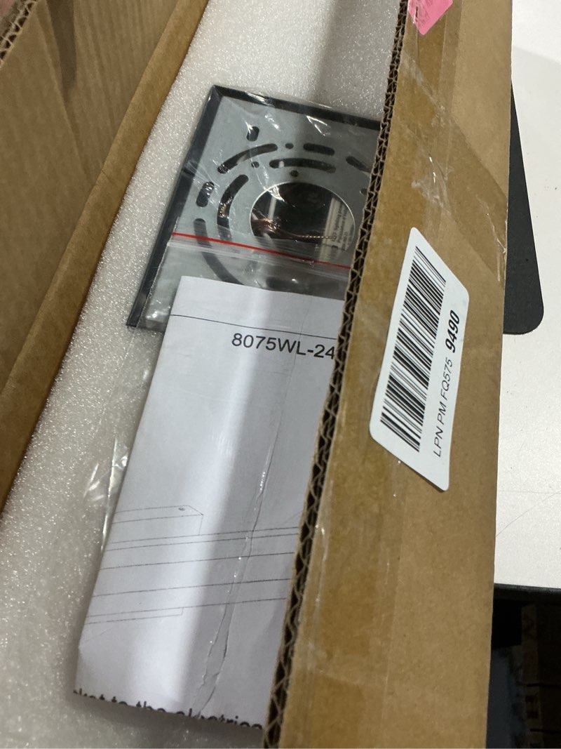 Condition photo showing Good Condition for Modern Bathroom Vanity Light: Matte Black 24 inch 28W Dimmable LED Bath Bar Light Fixtures Over Mirror - Wall Sconce Picture Lights for Paintings Cabinets Bedroom 3000k Black 24inch