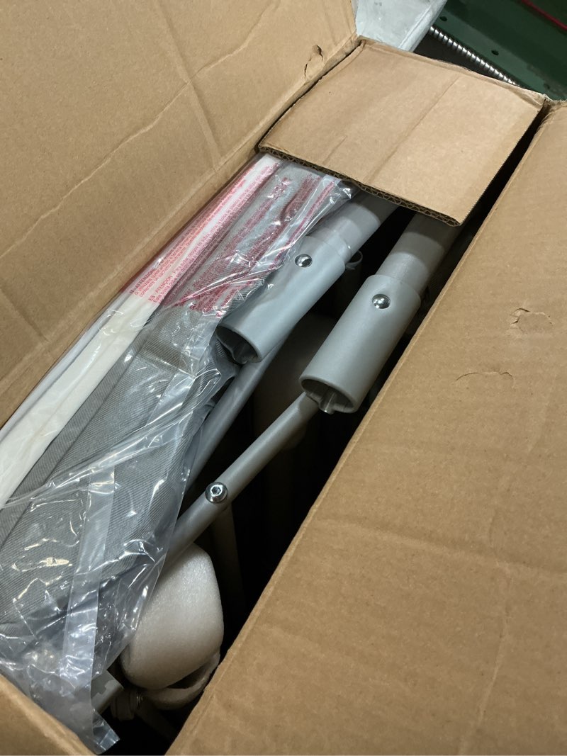 Condition photo showing New/Like New for BEKA Diaper Changing Station, Portable Changing Table for Baby, Waterproof, Folding Portable Changing Station, Adjustable Height w/Organizer, Mobile Nursery Diaper Changing Table for Baby, Newborn Light Grey