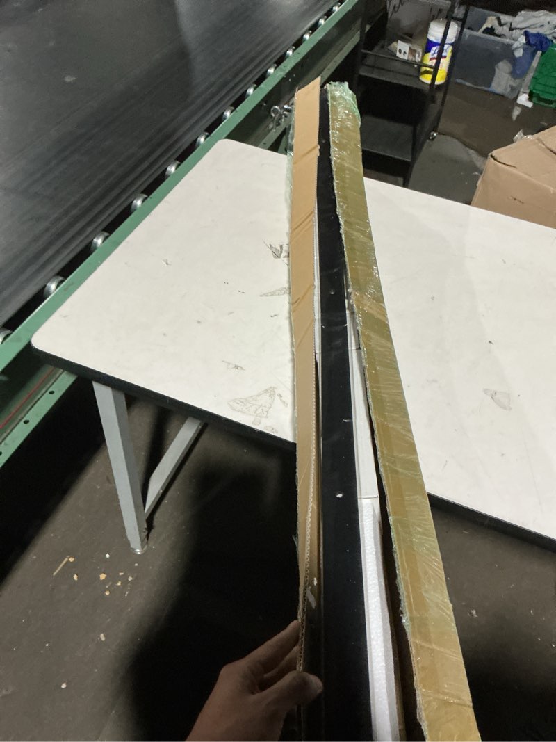 Condition photo showing As Is for EaseLife 9 FT Heavy Duty Sliding Barn Door Hardware Track Kit,Basic J Pulley,Slide Smoothly Quietly,Easy Install (9FT Track Kit for 54" Wide Single Door)