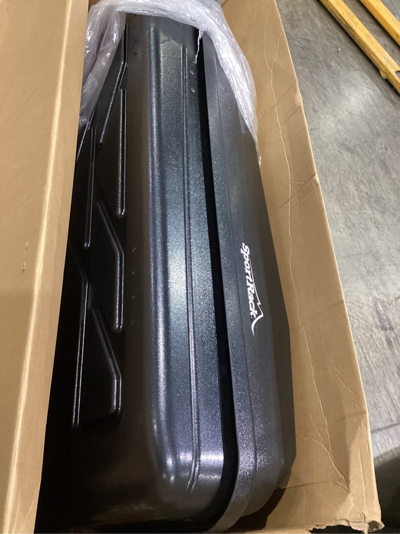 Condition photo showing New/Like New for sportrack vista xl rear opening cargo box,black