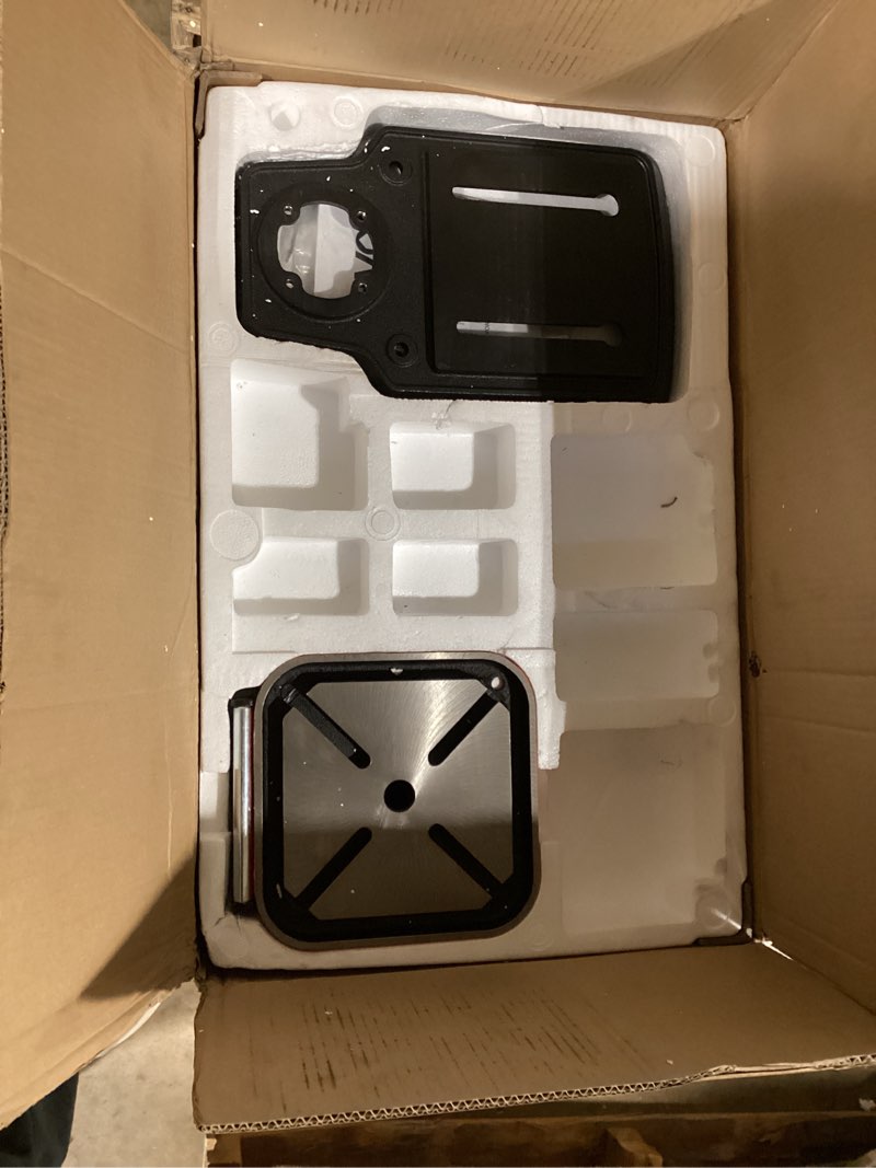 Condition photo showing As Is for vevor 12-inch benchtop drill press, 6.2 amp, 1 hp bench drill press, 530 to 3140 rpm variable speed,