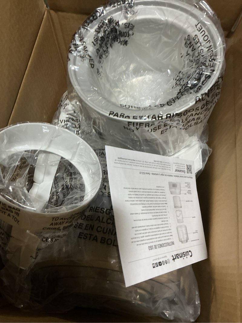 Condition photo showing Good Condition for Cuisinart Automatic Frozen Yogurt Ice Cream & Sorbet Maker White: 48oz Capacity, 20 Min Cycle