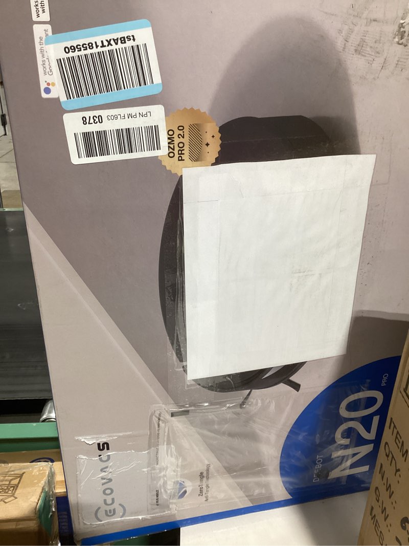 Condition photo showing Good Condition for ECOVACS DEEBOT N20 Robot Vacuum Cleaner and Mop,8000Pa Strong Suction, ZeroTangle Brush, 300 Minutes Runtime,TrueMapping Intelligent Path Planning N20 PRO