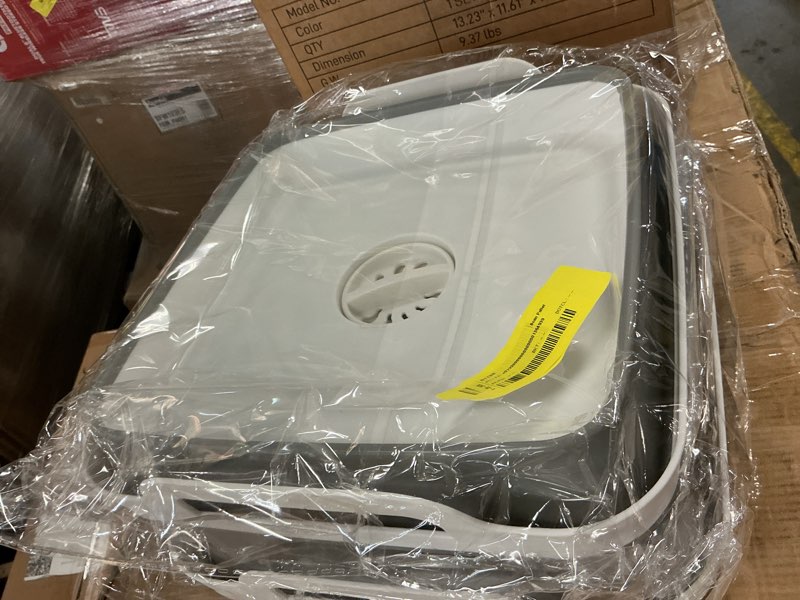 Condition photo showing Good Condition for collections etc collapsible basin with handles raised feet and drainage hole holds up to 160 oz. of water