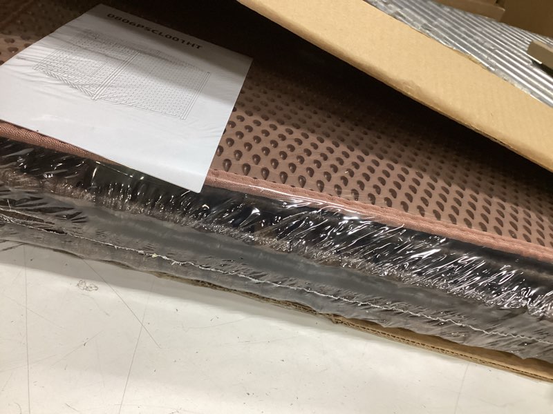 Condition photo showing New/Like New for Snughome Cat Litter Box Enclosure Furniture Hidden with Litter Mat, Hidden Cat Washroom Furniture with Door, Handwoven Rattan Cat Washroom Box, Indoor Pet House for Living Room, Bedroom (Brown) Brown 20.87"L x 16.93"W x 22.44"H