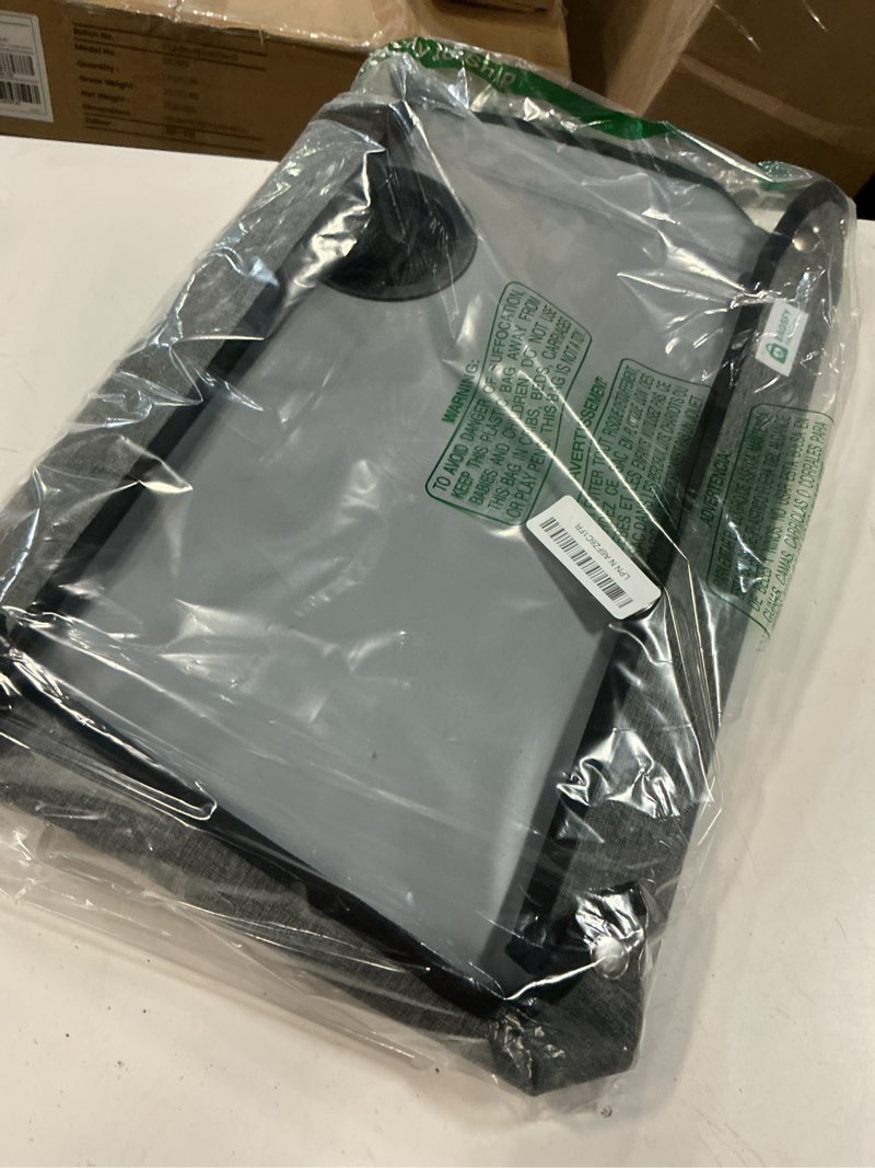 Condition photo showing Good Condition for BAGSFY Walker Tray with Cup Holder – Hard Top Walker Accessory for Seniors – Folding Walker Table for Meals, Reading, Drinks – Non-Slip, Easy Install, Universal Fit Grey Tray w/No side storage