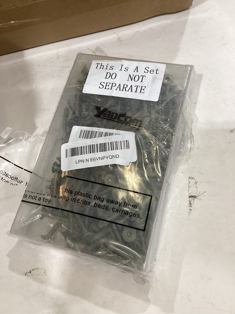 Condition photo showing New/Like New for yaocom 252 pcs wood to metal screws bronze self drilling #10-16 x 1-1/4" metal self tapping trailer deck screws