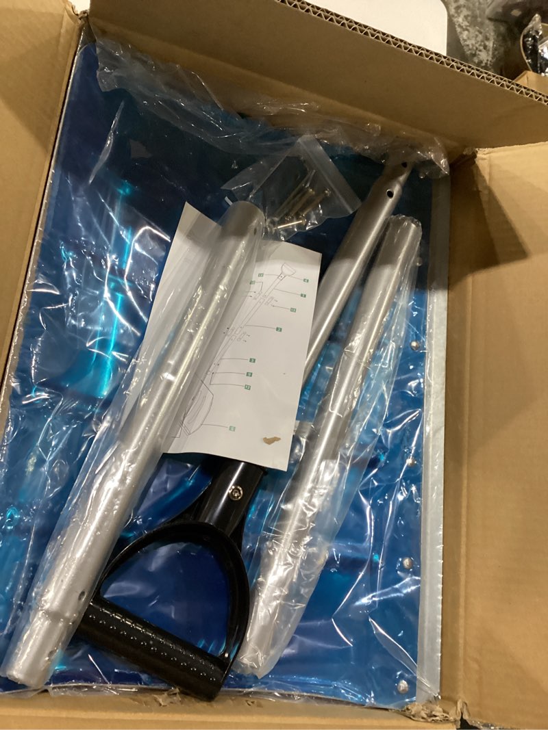 Condition photo showing New/Like New for Aluminum Snow Shovel - Heavy-Duty Metal Shovel with D Handle,55.1 Inch Snow Shovel for Driveway,Mulch Shovel for Clear Snow from Streets, Garages and Factories