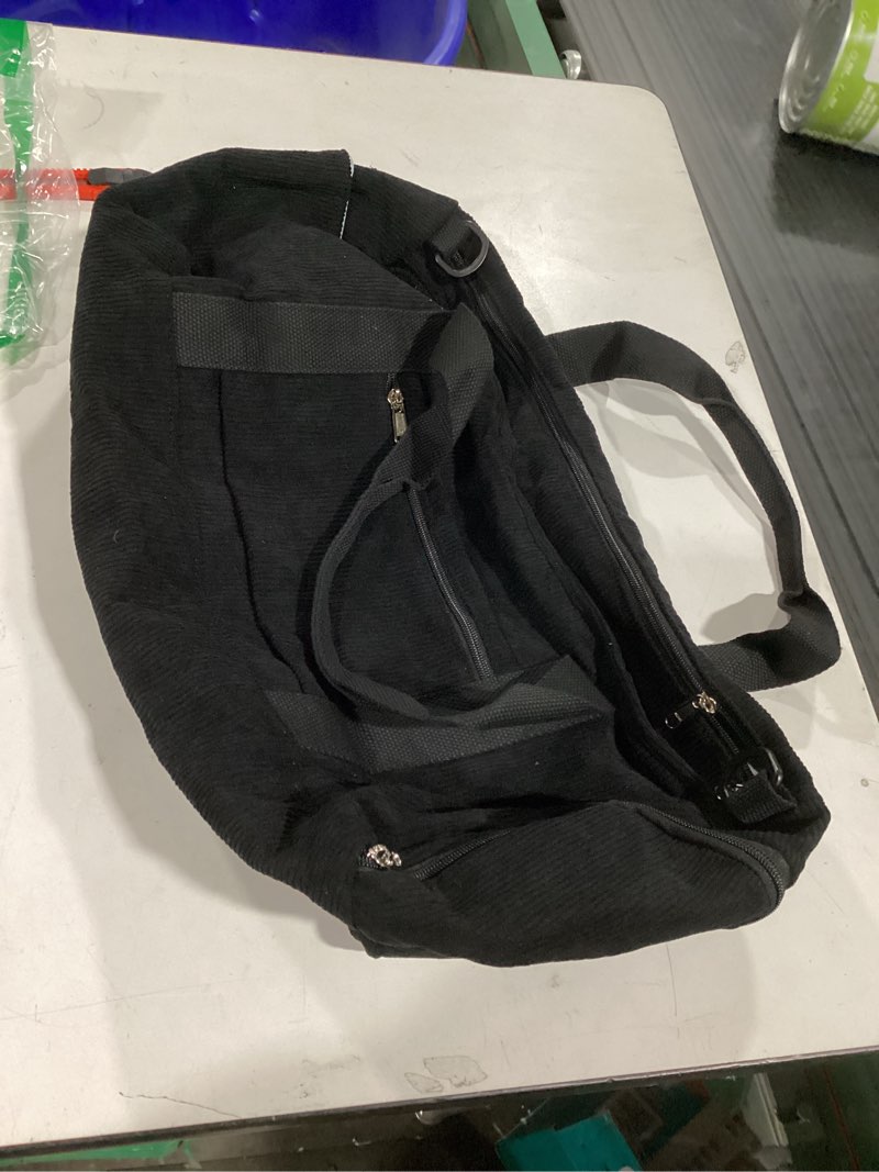 Condition photo showing Good Condition for Canvas Tote Hobo Crossbody Messenger Bag with Multiple Pockets - Casual Shoulder Bag for Women & Men