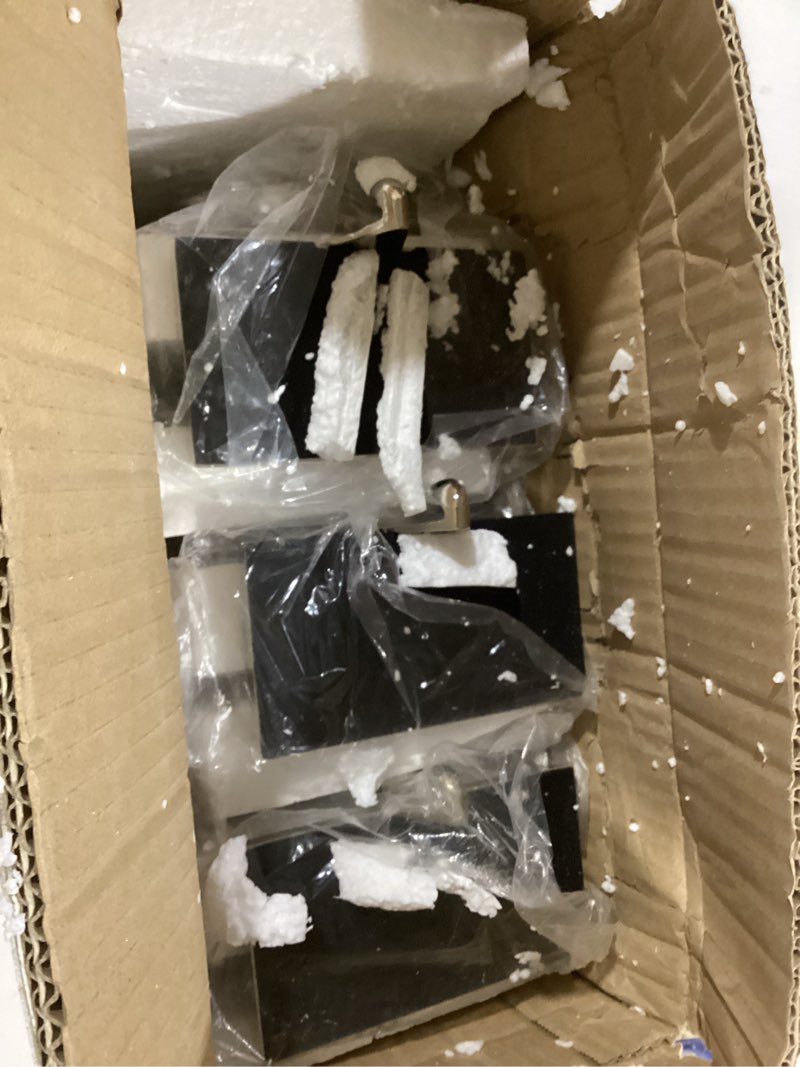 Condition photo showing Good Condition for Jetec Set of 6 Christmas Stocking Holders for Mantle Silver Metal Snowflake Snowman Santa Reindeer Christmas Hooks Hangers for Mantel Fireplace Xmas Party and Home Decoration(Angel)