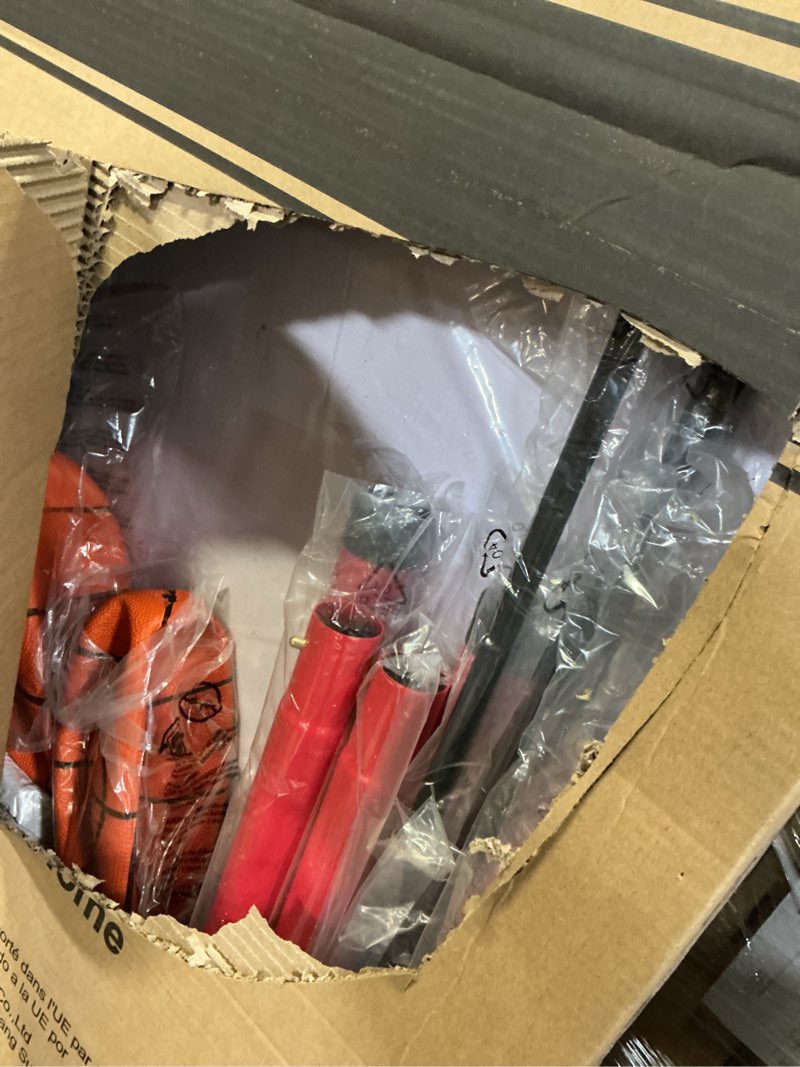 Condition photo showing Good Condition for BAGAIL Basketball Arcade Game, Electronic Basketball Shooting Game with 8 Game Modes, Arcade Sounds, Foldable Frame, 4 Balls, Inflation Pump, Ideal Indoor Sport Games for All Players - Dual Shots