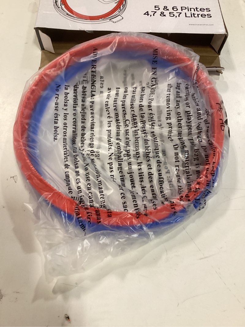 Condition photo showing New/Like New for Instant Pot 2-Pack Sealing Ring, Inner Pot Seal Ring, Electric Pressure Cooker Accessories, Non-Toxic, BPA-Free, Replacement Parts, Red/Blue, 5 and 6 QT 6Qt Red/Blue