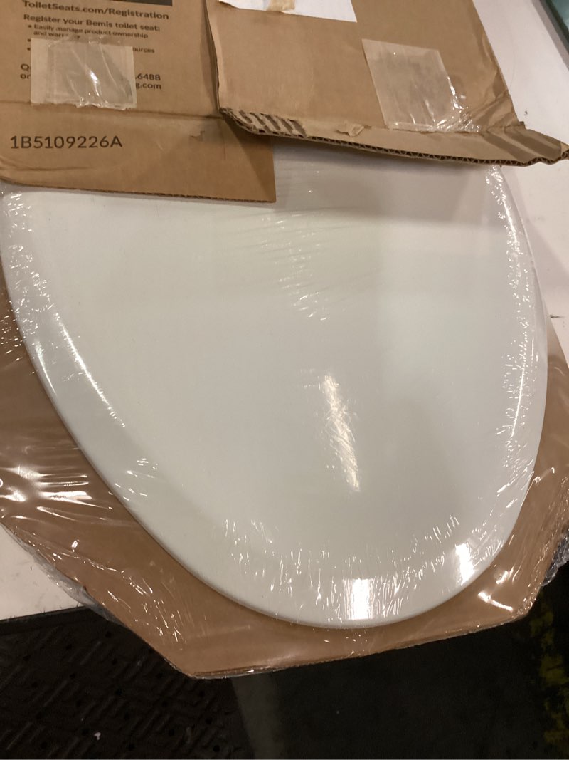 Condition photo showing Good Condition for mayfair nextstep2 toilet seat with built-in potty training seat, slow-close, removable that will never loosen, elongated, white elongated 1