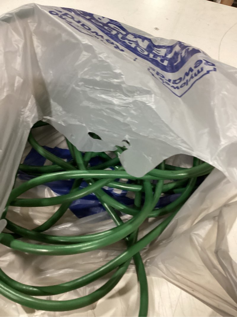 Condition photo showing As Is for utilitech outdoor extension cord 40-ft 16/3 3 prong green outdoor sjtw light duty general extension cord