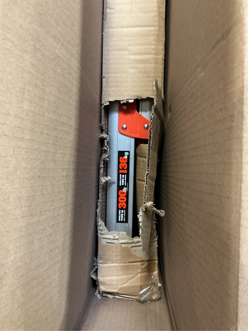 Condition photo showing As Is for Little Giant Ladder Systems Flip-N-Lite, 4-Foot, Stepladder, Aluminum, Type 1A, 300 Lbs Rated (15272-001)
