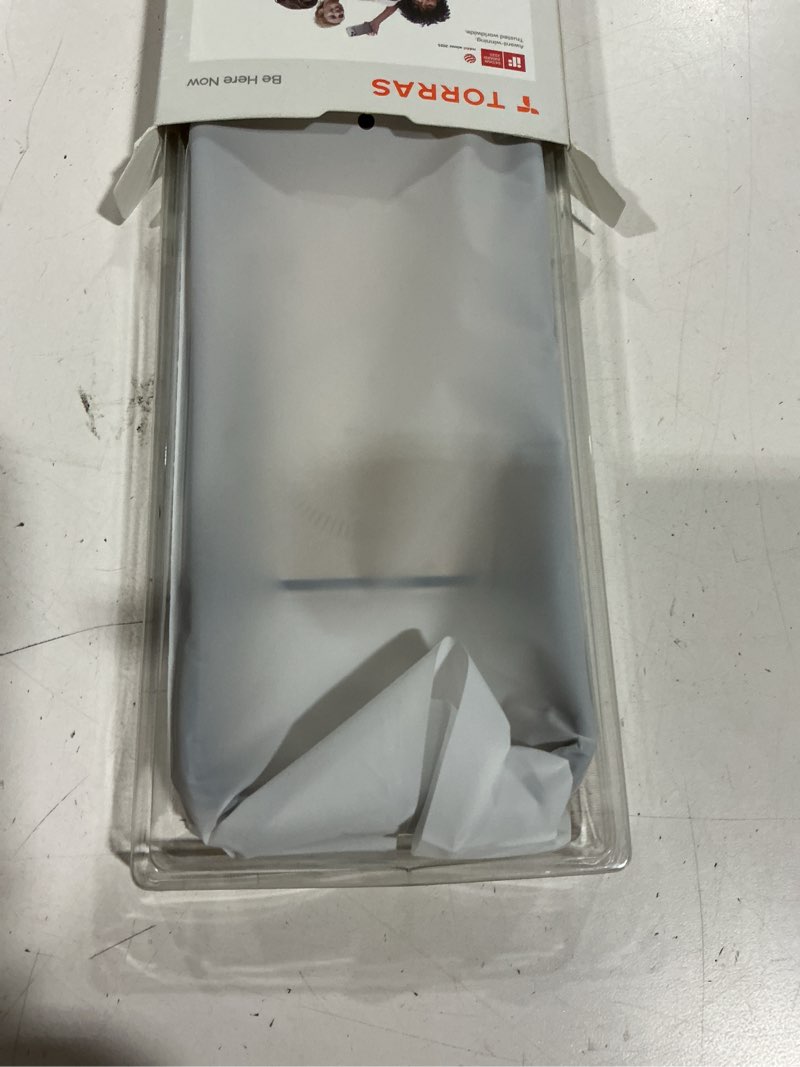 Condition photo showing Good Condition for torras q3 vegskin for iphone 17 pro max case leather, 360 spin magnetic stand, fit for magsafe, camera control, shockproof premium organic silicone leather case for iphone 17 pro max, cloud white cloud white for iphone 17 pro max, 6.9"