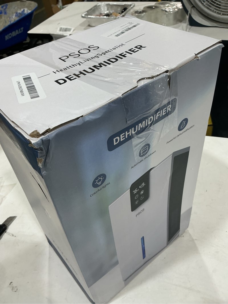 Condition photo showing As Is for dehumidifier, dehumidifiers for home