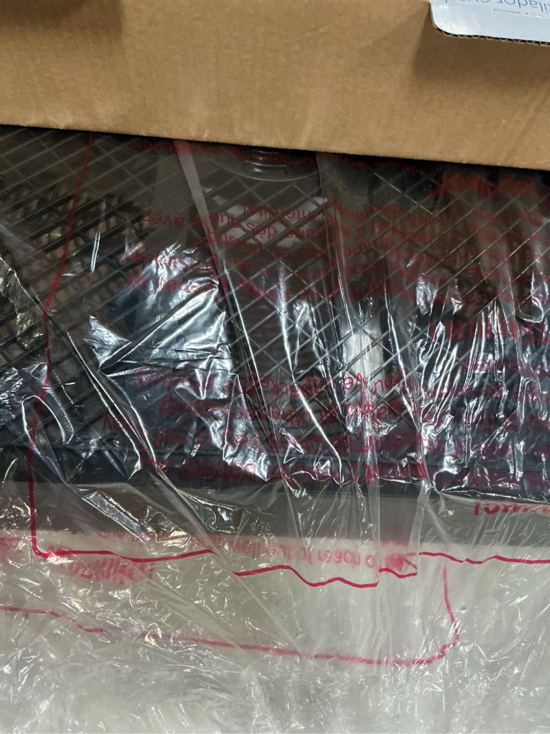 Condition photo showing Good Condition for utilitech 20-in 120-volt 3-speed high velocity indoor black box fan