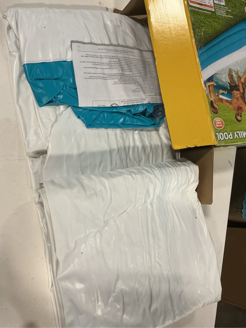 Condition photo showing New/Like New for play days 10-foot family pool