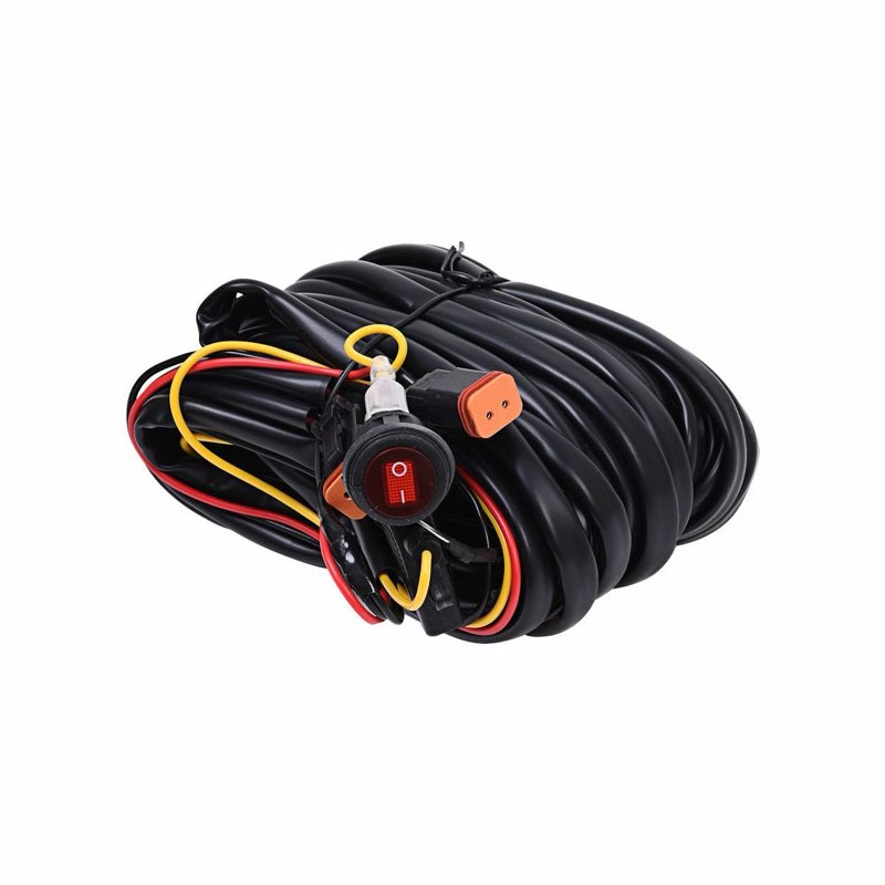  Similar KC HiLiTES Wiring Harness For 2 Lights With 2-Pin Deutsch Connectors Black 6308