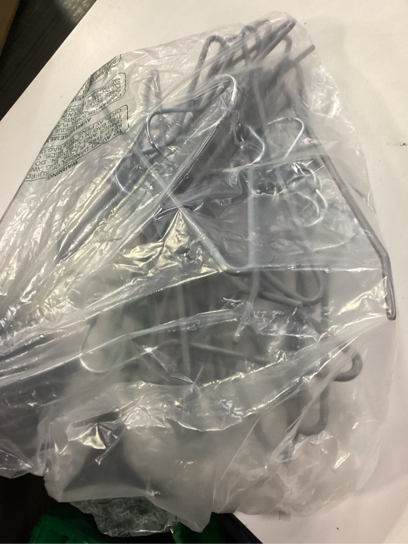 Condition photo showing Good Condition for devesanter Pants Hanger, 30 Pack Space Saving Open-Ended Metal Pants Hanger, Non Slip Trousers Slack Hangers Organizers for Pants Jeans Slacks Scarf Trousers Ties,Grey Gray