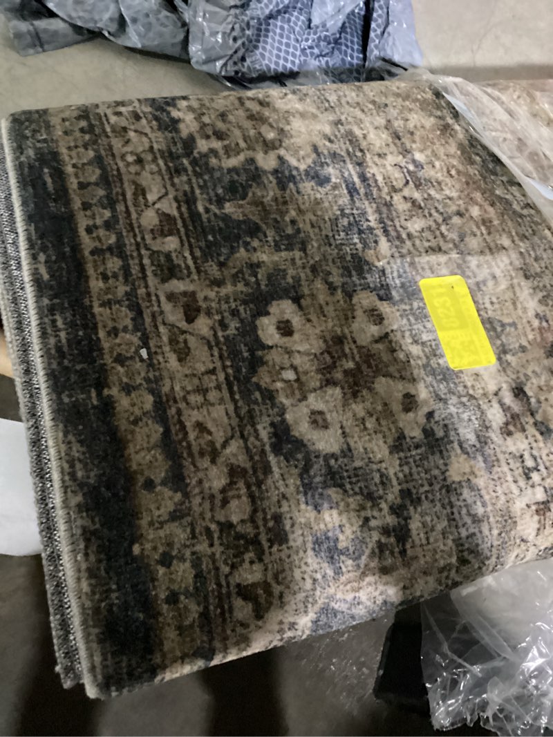 Condition photo showing Good Condition for berthmeer 5 x7  area rugs for living room bedroom dining room kitchen brown rugs non slip washable farmhouse office oriental vintage distressed rugs carpets