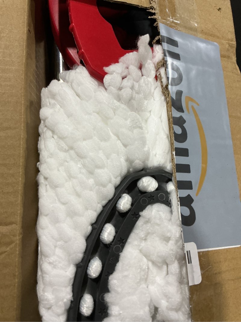 Condition photo showing New/Like New for Spin Mop Replacement Set for O-Ceda EasyWring 1-Tank System, Includes 2 Mop Head Replacement, 1 Mop Handle (30-58in Adjustable 4-Section Pole), 1 Scrubber Head, 1 Spin Base