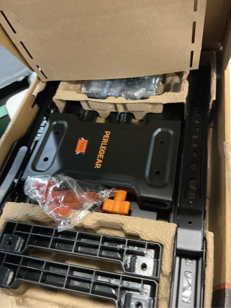 Condition photo showing Good Condition for perlegear ul listed full motion tv wall mount for 42-90" tvs up to 132lbs, heavy duty tv mount with dual articulating arms, tool-free smooth tilt, swivel, fits 16" studs, max vesa 600x400mm, pglf8 42-90 inch full motion tv wall mount
