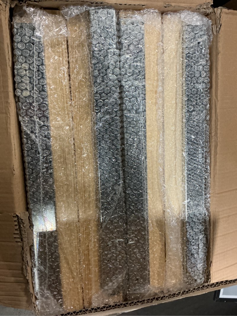 Condition photo showing New/Like New for Sintuff 4 Set Wooden Pull out Tray Cabinet Organizer Soft Close Roll out Shelves for Kitchen Cabinets Fully Assembled Slide Pantry Shelves (18'' X 21'')