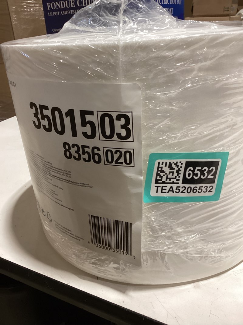 Condition photo showing New/Like New for wypall x50 disposable cloths (35015)  jumbo roll  9.8 x 13.4  white  1 100 sheets per roll
