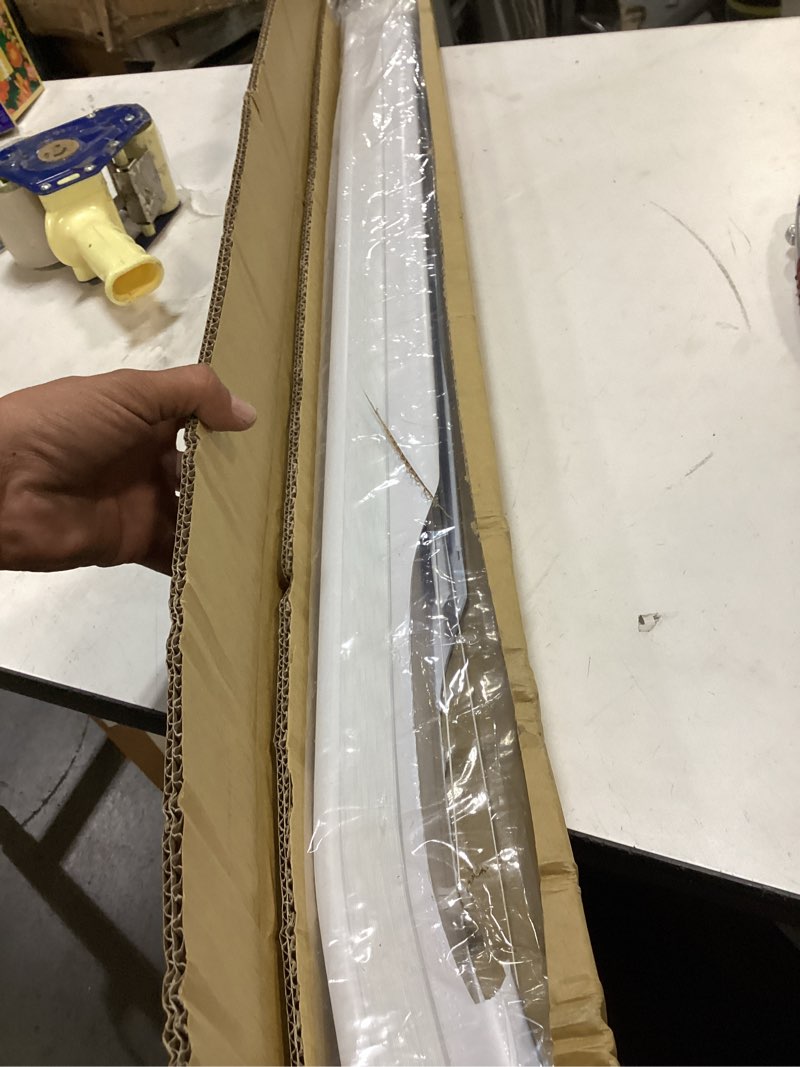 DEZ FURNISHINGS Cordless 1" Light Filtering Pleated Shade, Fabric, 56" W x 48" H, White