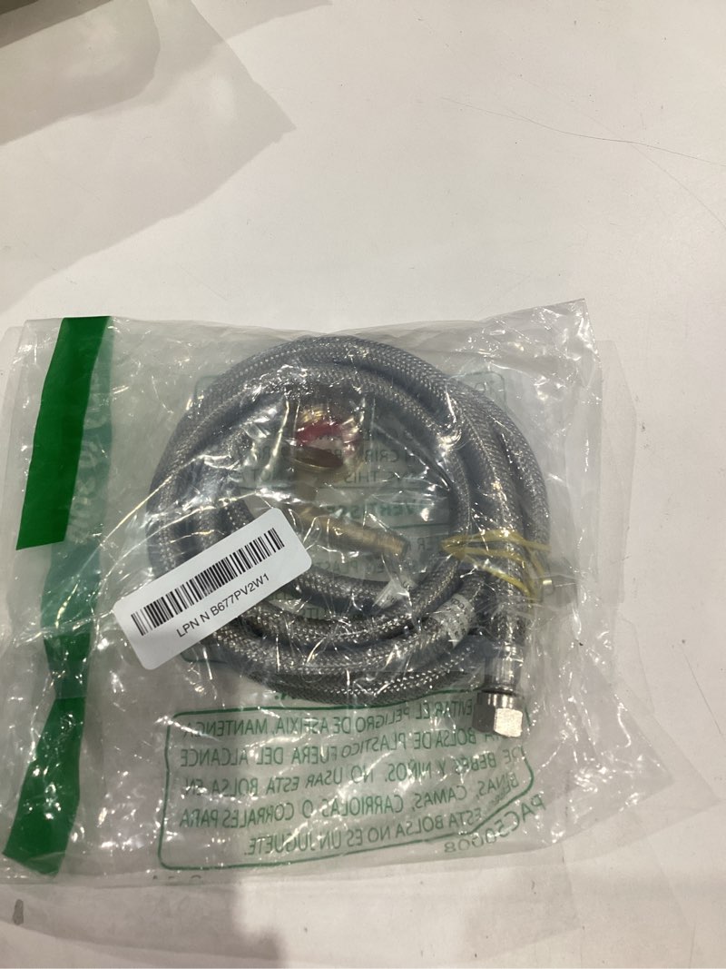 Condition photo showing Good Condition for Eastman 8 Ft. Dishwasher Installation Kit, Braided Stainless Steel Supply Line with 3/8 Inch Compression Ends, 41059