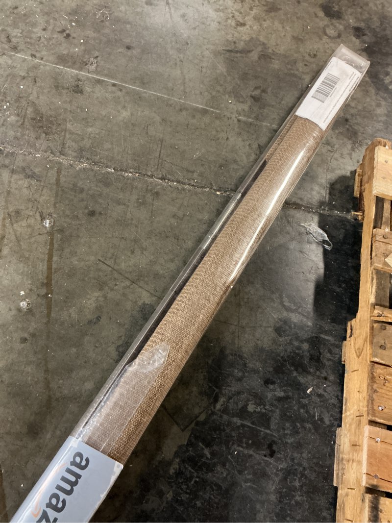 Condition photo showing Good Condition for Coolaroo Outdoor Roller Shade with Wand - 95% UV Block Breathable Light Filtering Shade for Patio or Porch, Fade-Resistant, Mold-Resistant Easy-Clean Fabric, 10ft x 8ft, Walnut 10' x 8' Walnut