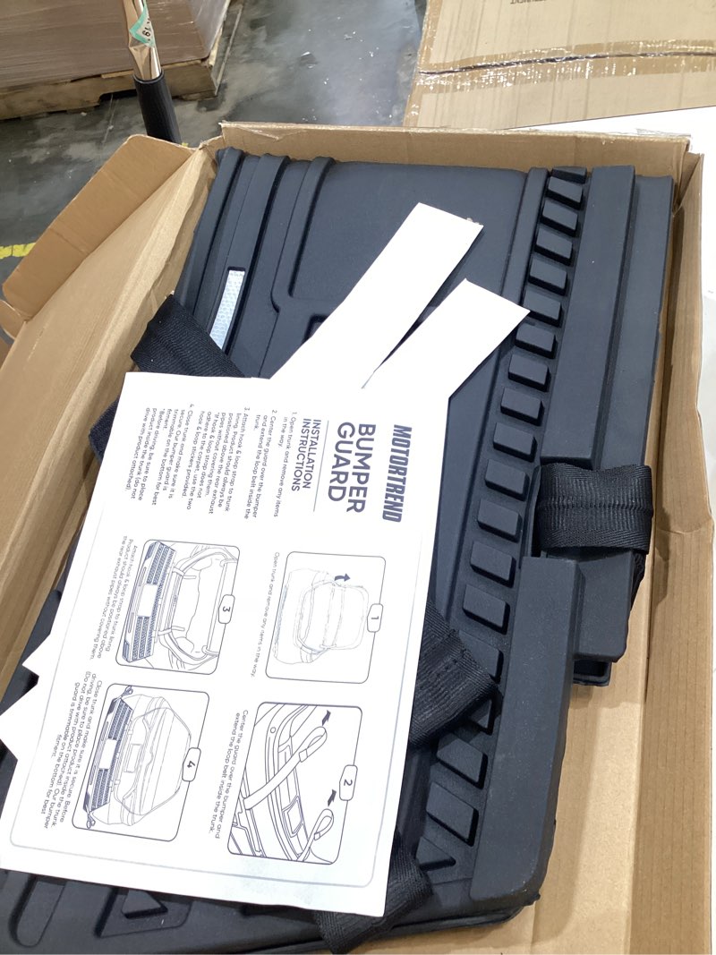 Condition photo showing Good Condition for heavy duty outdoor rear bumper guard. premium quality bumper protector. ultimate best bumper protection!