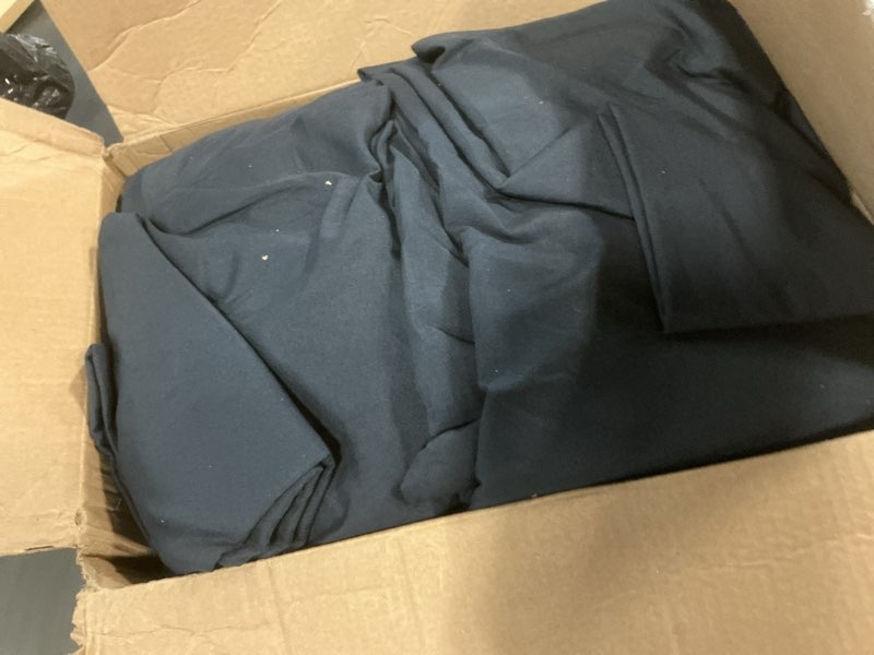 Condition photo showing Good Condition for CozyLux Oversized Queen Comforter Sets Navy Blue, 7 Pieces Bed in a Bag, Ultra-Soft All Season Beddi