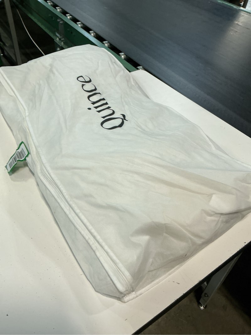 Condition photo showing As Is for premium down pillow, king, soft