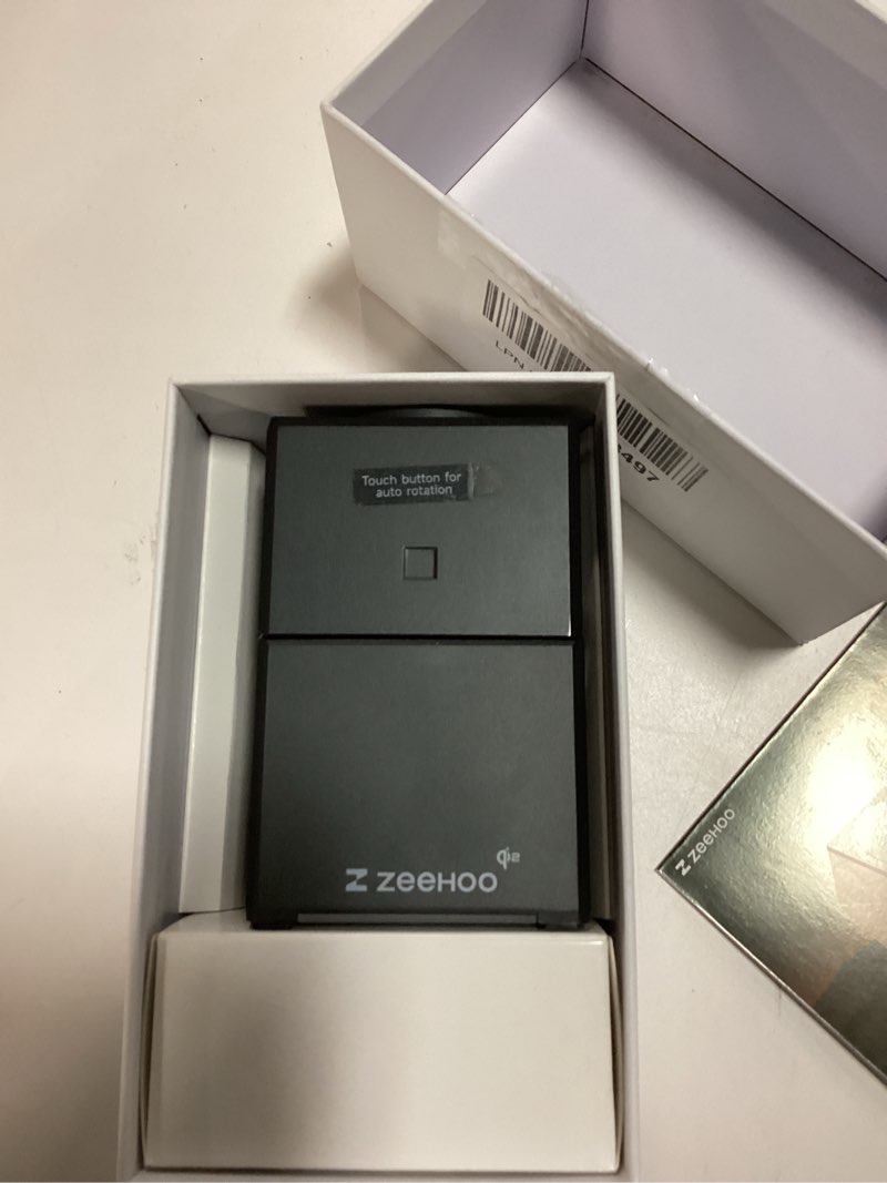 Condition photo showing Good Condition for ZEEHOO 3 in 1 Charging Station, iPhone Charging Station for Apple MagSafe Charger, Qi2 Certified, 15W Fast Wireless Charger, for Apple Watch, for iPhone 17,16 15,14,13,12 Series, AirPods (Black)