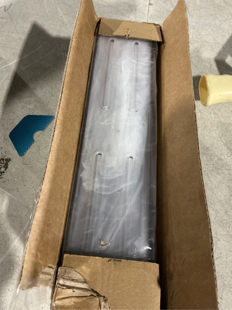 Condition photo showing Good Condition for nieifi spice rack wall mount, 4 pack, clear, screw or adhesive installation, spice rack organizer for your kitchen cabinet or pantry door