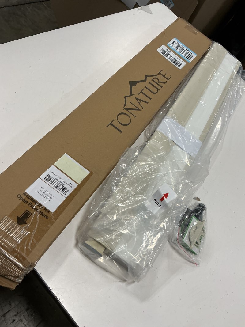 Condition photo showing New/Like New for no drill cellular shades for indoor windows, thermal insulating & noise reducing honeycomb blinds, free stop cordless light filtering shades, beige,27 1/2" w x 64" h 27 1/2"w x 64"h beige(light filtering)