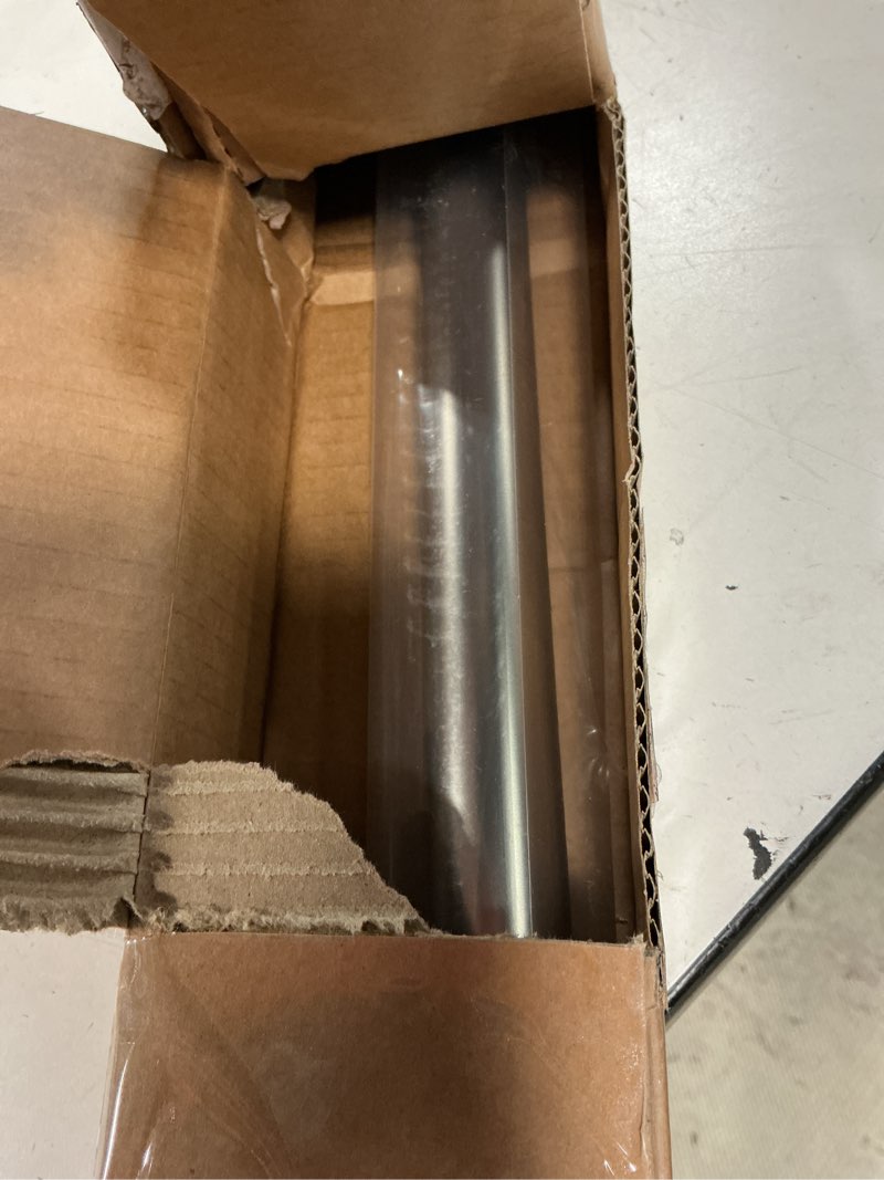 Condition photo showing Good Condition for ivilon drapery window curtain rod - knob design, 1 inch rod, 28 to 48 inch. satin nickel 28" to 48" satin nickel