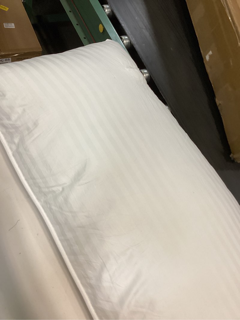 Condition photo showing As Is for Similar Beckham Hotel Collection Summer Sanctuary Pillow - Cooling Qmax Adjustable Down Alternative Pillow w/Extra Fill, Ideal for Side Back Stomach Sleepers Down Alternative 