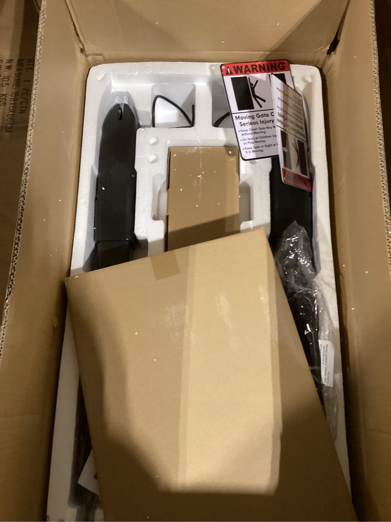 Condition photo showing Good Condition for jujiang c026 solar gate opener with batteries & solar panel for dual swing gates up to 1540lb automatic gate opener with remote complete kit medium duty electric gate opener solar powered 60w motor 770lb solar dual gate opener