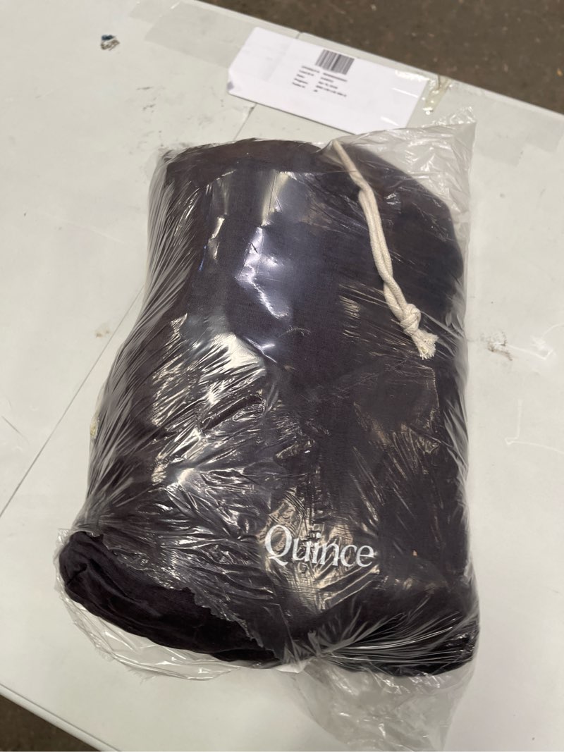 Condition photo showing Good Condition for european linen duvet cover set, king/cal king, charcoal