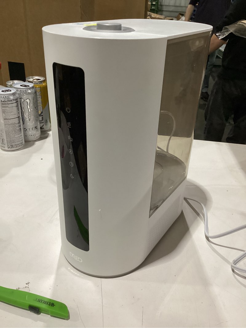 Condition photo showing Good Condition for DREO 6L Humidifier Large Room, Warm & Cool Mist Humidifiers for Bedroom, 60H Runtime, 12H Timer, Top Fill, Humidity Indicator Light, Baby, Plants, Easy Clean, HM713 White