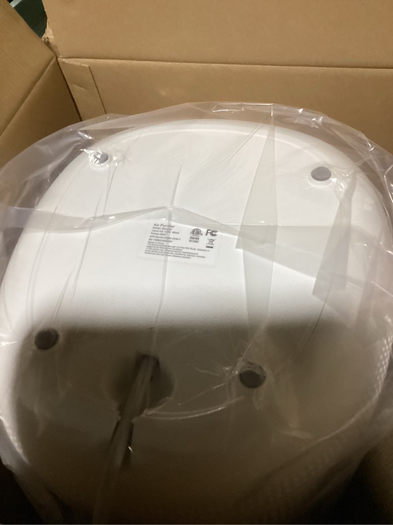 Condition photo showing New/Like New for Sans HEPA 13 Air Purifier - White - 1560ft² Ultra-Quiet Home Air Purifier, Pre-Filter, Activated Carbon, UV-C Light, Protect from Odors, Smoke, Pollutants, Allergens, Dust, Dander, Harmful Chemicals