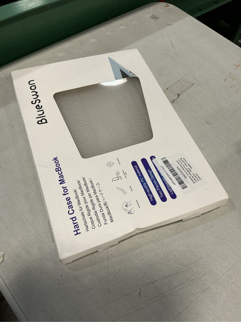 Condition photo showing New/Like New for blueswan anti-cracking hard shell case compatible with macbook pro 14-inch m5 2026 2025-2021 release m4 m3 m2 m1 pro/max chip, anti-fingerprint soft tpu bumper, frosted clear